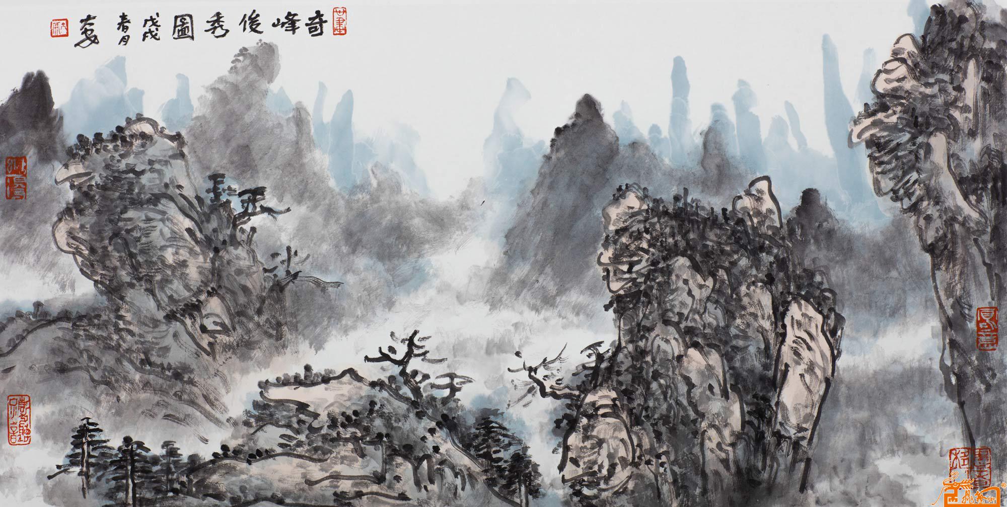 雁荡山系列-奇峰俊秀图